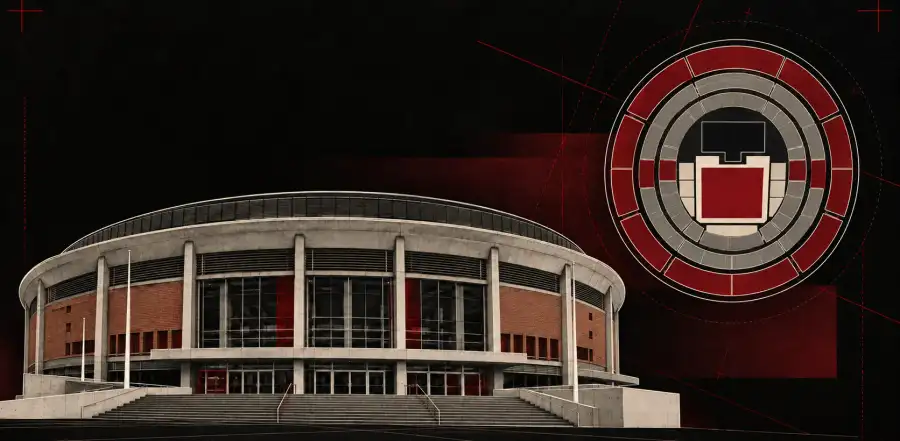 Illustration of Palacio Vistalegre with an arena seating plan